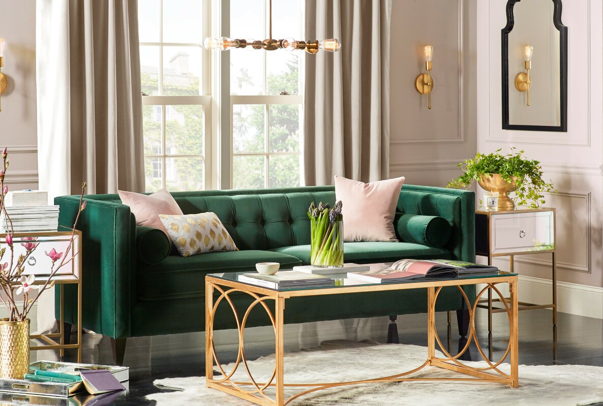 Glam Living Room Design Photo by Joss & Main